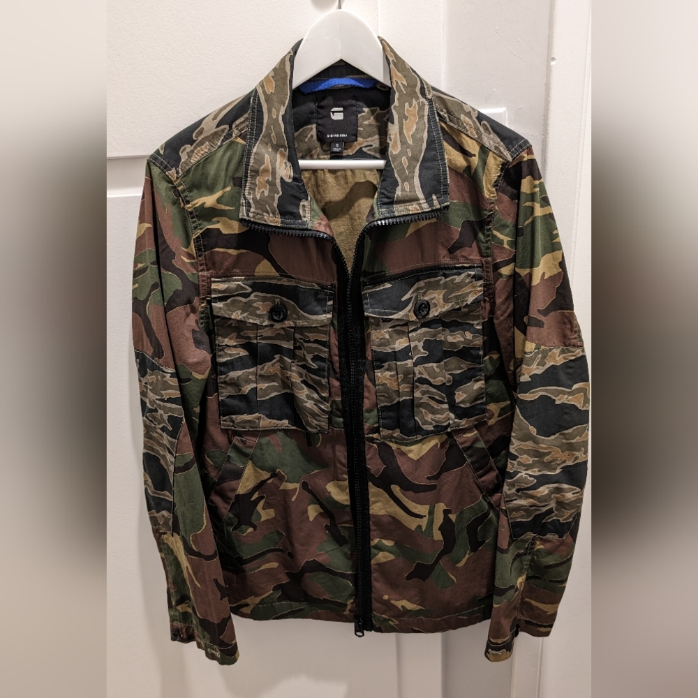G-Star Raw men's camouflage jacket. Like new.